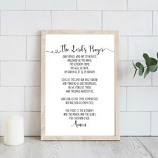 The Lord's Prayer Bible verse