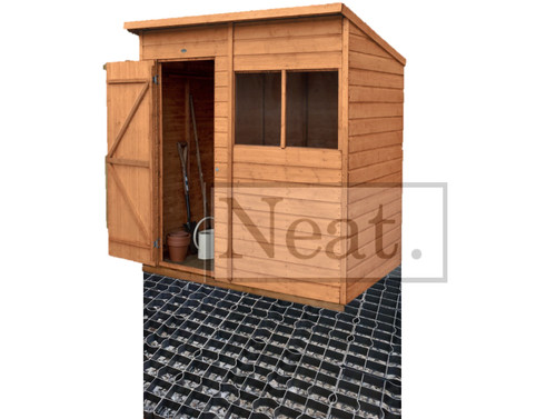 Shed base grid - grid, paver