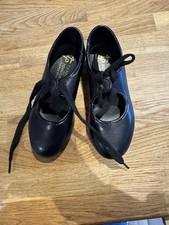 Tap Dancing Shoes Size11 Junior Girls Black