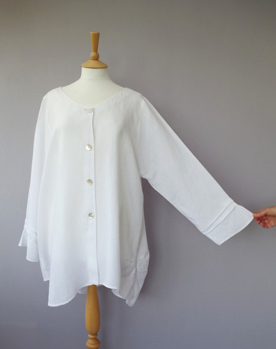 Terry macey 100 linen blouse - terry,