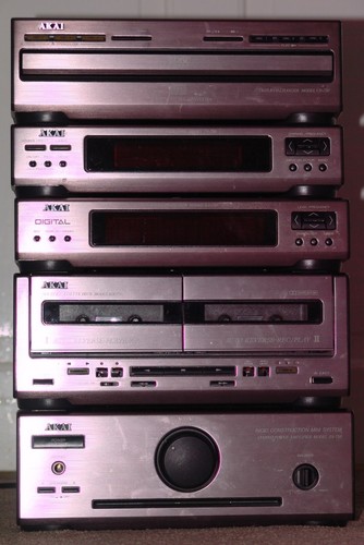 Akai stereo stack system with - akai,