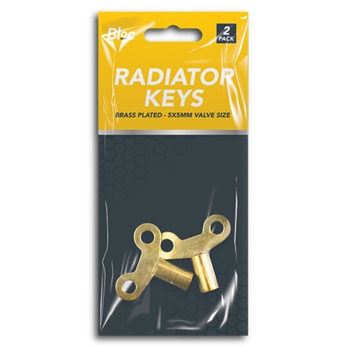 Radiator keys pack brass - radiator,