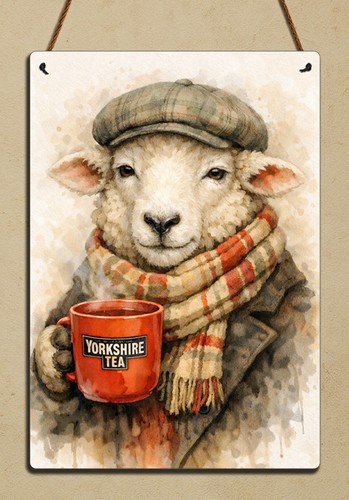 Sheep yorkshire tea metal - sheep,