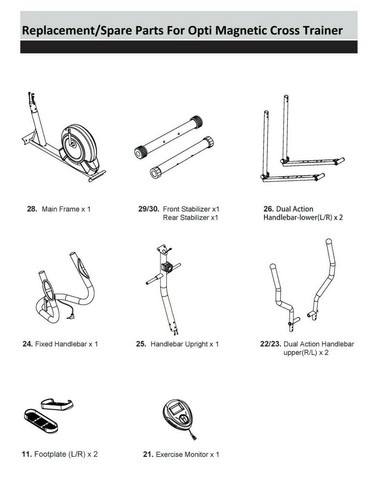 Replacement spare parts for - replacement/spare,