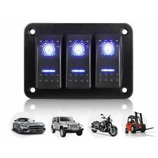 Blue LED Illuminated Toggle