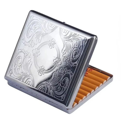 Metal cigarette case for - case,
