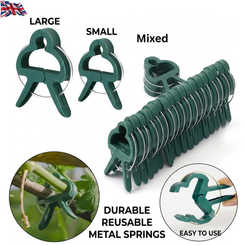 Plant support clips for garden - support,