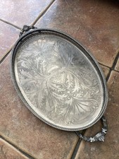 Vintage Silver Plated Oval