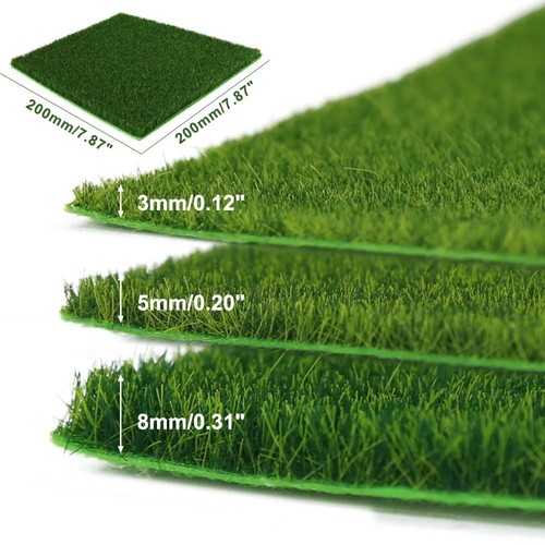 Artificial grass mat 20x20cm - grass,