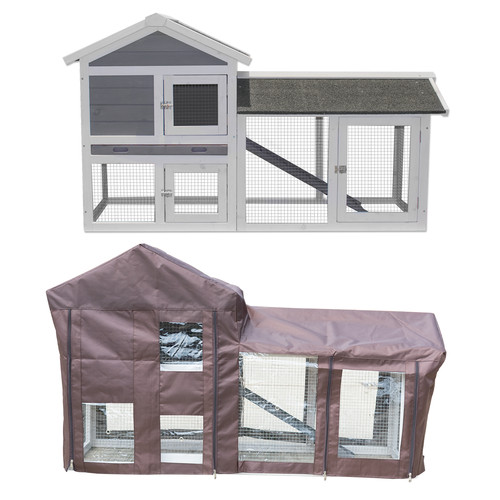Savona rabbit hutch - hutch, outdoor