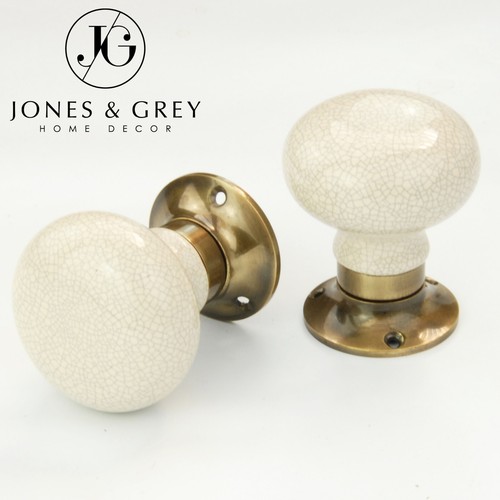 Vintage cream crackled glaze - cream,