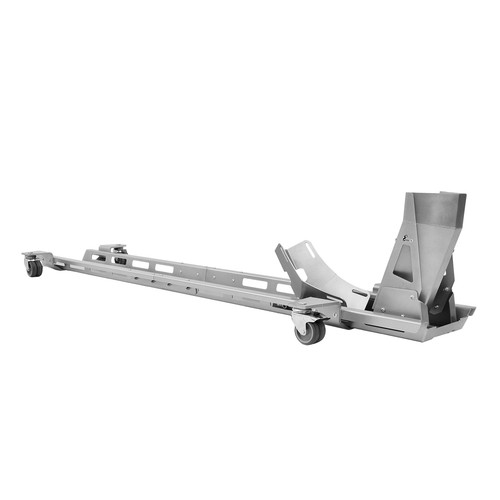Ibex silver rear rolling - rear, rail