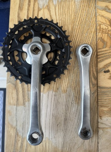 Shimano square taper crankset - square,