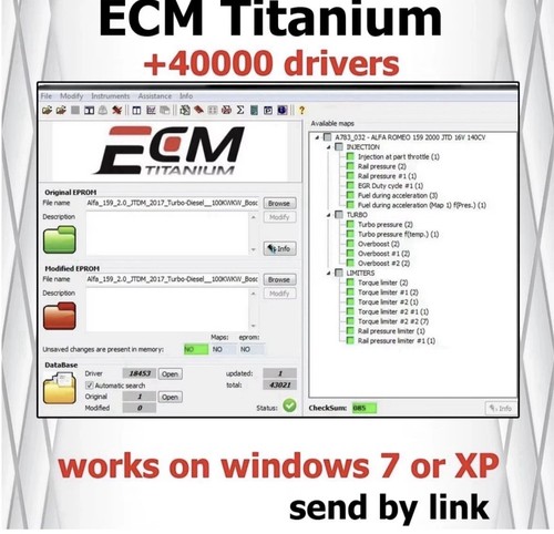 Ecm titanium with - titanium,