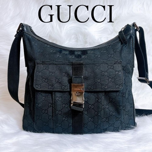 Gucci shoulder bag canvas - gucci,