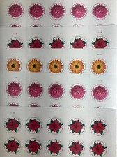 GLOBAL MIX- 10 SHEETS OF 10 - 100 TOTAL - MAKE OFFER Read Description