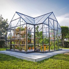 Greenhouse 12 x 10 ft Garden Palram Canopia Victory Orangery Chalet