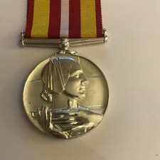WWII Era Voluntary Medical Service Medal Issued Named