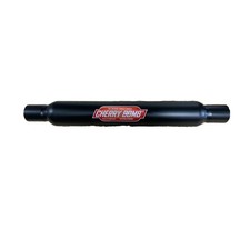 Cherry Bomb Middle Silencer Exhaust 3 Inch Case Width, 18 Inch Case Length Black