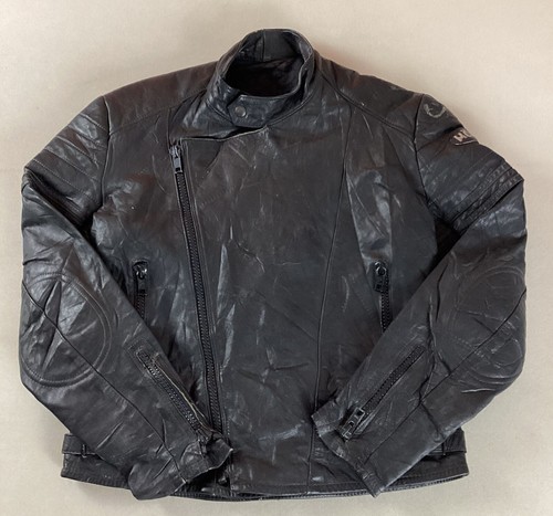 Vintage faux leather biker - leather,