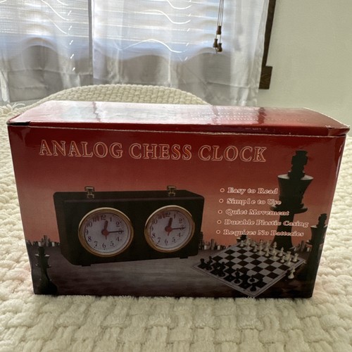 Chess clock wind analog - clock:,