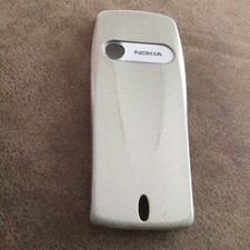 Genuine Original Nokia 6610i Housing Back Battery Cover Case Housing - Silver