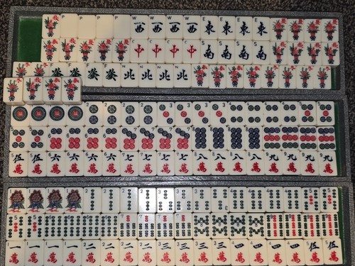 Mahjong set case 164 tiles - case,