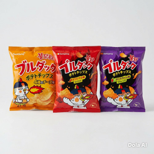 Samyang buldak crisp chips - buldak, all