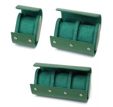 Watch Roll Travel Storage Box Watch Display Case 1/2/3 Slot Green/Brown/Black