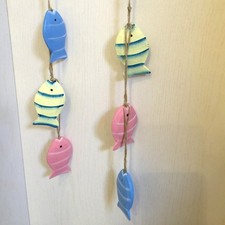 6 Pcs Fish Wall Decor Hanging