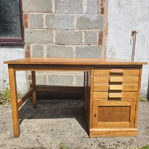 Solid oak mid century teachers - mid,