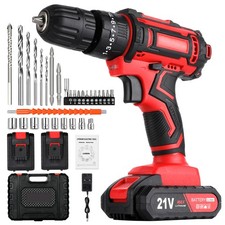 21V Cordless Hammer Drill Set