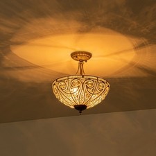Vintage Retro Crystal Ceiling