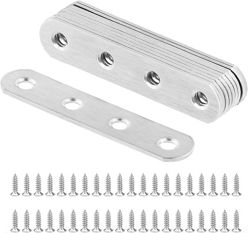 Mending plate with screws flat - with,