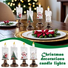 Flameless Led Candles With Remote And String Lights Decor Events For Home F1B4