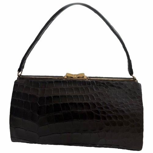 Vintage genuine crocodile skin - vintage,