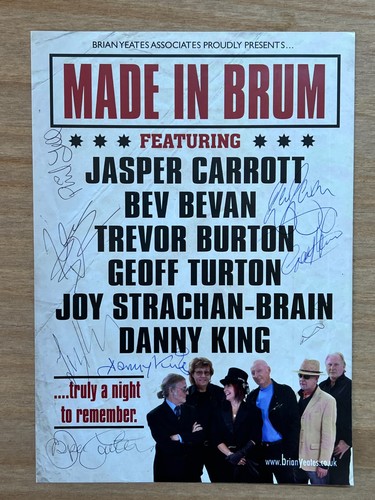 Signed theatre flyer 2013 - signed,