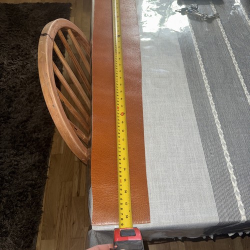 Brown leather scraps - brown,