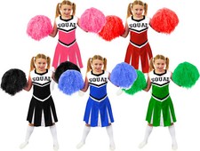 GIRLS CHEERLEADER COSTUME WITH