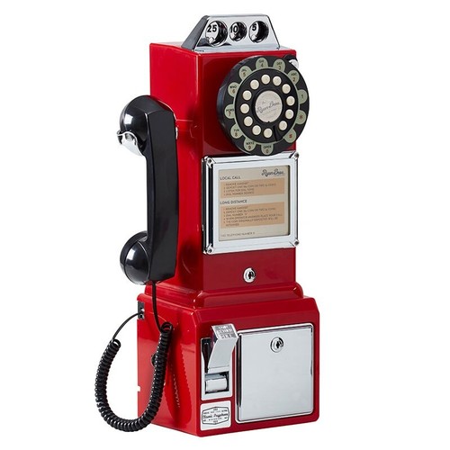 1950 retro payphone slot - retro,