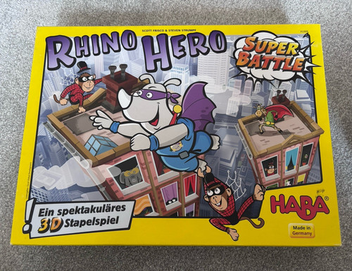 Haba rhino hero - rhino, battle