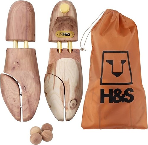 Cedar wood shoe stretcher - cedar,