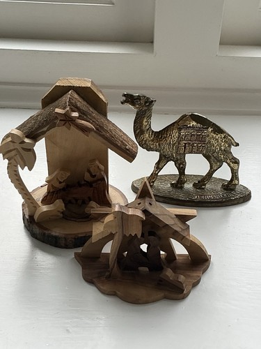 Vintage christmas olive wood - vintage,