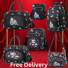 NEW BETTY BOOP TRAVEL BAGS HOLDALL BACKPACK SMALL MEDIUM CROSSBODY SHOULDER UK
