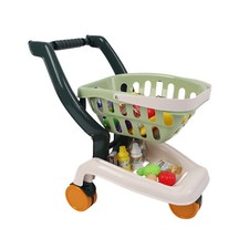 Kids Grocery Store Playset with Shopping Cart & 35 Pretend Food Toys Role Play