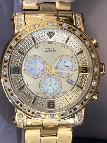 Swiss made diamond watch aqua - ,