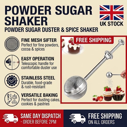 Powder sugar shaker flour - powder,