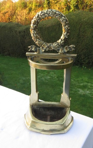 Small antique brass companion - small,