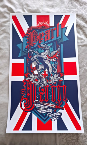 Pearl jam union jack flag - pearl,
