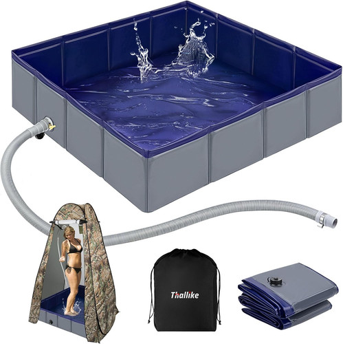 Portable shower pan with - portable,